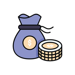 Money Bag vector icon