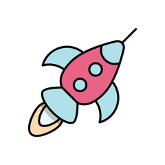 Startup Rocket vector icon