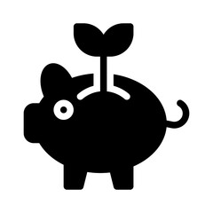 expense tracker glyph icon