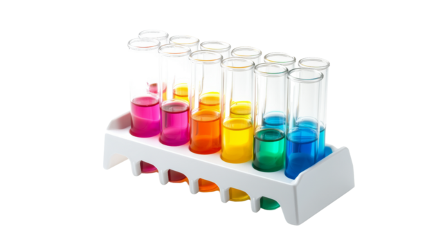 Colorful chemical reactions laboratory science experiment controlled environment close-up view educational exploration