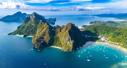 Obraz premium Corong Corong Beach in El Nido, Palawan, Philippines