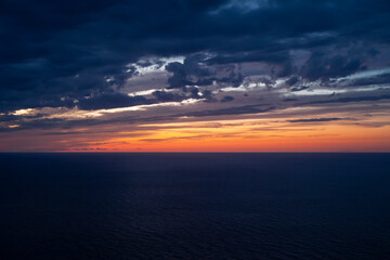 Tramonto nel Mare