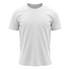 White T-shirt mockup, studio shot, plain background, design template (20)