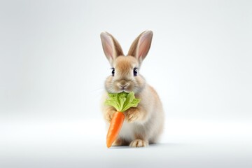 Obraz premium Carrot vegetable rodent animal.