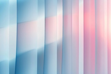 Obraz premium Abstract gradient background with smooth transitions from soft blue to pastel pink, creating a serene and modern design with subtle light effects.
