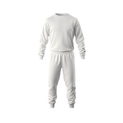 White tracksuit mockup, studio shot, black background, apparel design (3)