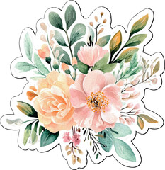 Wedding Day sticker pack with cut line 2px