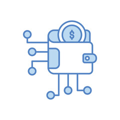 Digital Wallet vector icon