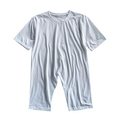 Fototapeta premium White shirt, flat lay, black background, apparel design