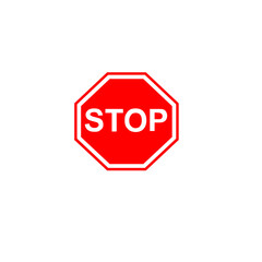 stop road sign