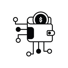 Digital Wallet vector icon