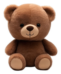 Obraz premium PNG Supercute little bear plush brown toy.