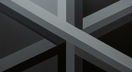 Fototapeta premium black and white abstract background, office, glass, window, 3d, pattern, vector, 