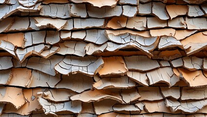 Layered bark textures create abstract natural artistry