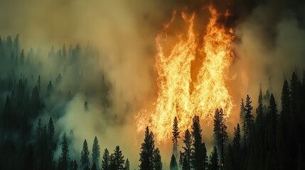 Wildfire, forest fire
