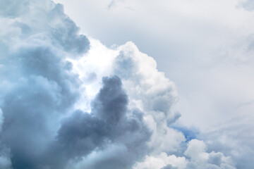 Sky and clouds for backgrounds, outdoors, nebula, nimbus