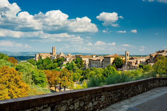 Colle di Val d'Elsa, Italy. Panoramic view
