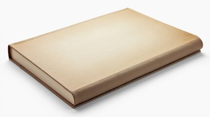 Fototapeta premium Blank Hardcover Book with Textured Cover