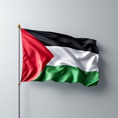Obraz premium Generative AI Artwork of the Palestinian Flag