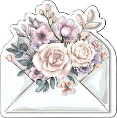 Wedding Day sticker pack with cut line 2px