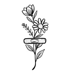 vector illustration of a flower