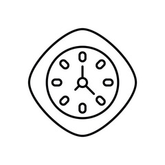 Clock vector icon