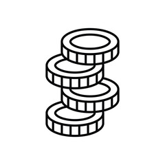 Gold Coin vector icon