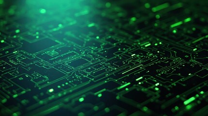 Glitch Art Circuit Board