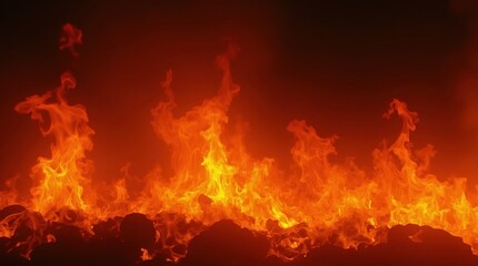 High Intensity Flame Pattern Background