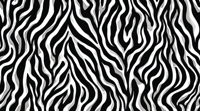 Zebra Stripe Pattern Background