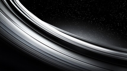 A highly detailed 3D render of a futuristic private space colony, smooth curves and sharp lines blending together, soft natural light from a nearby star illuminating the station, a deep black void