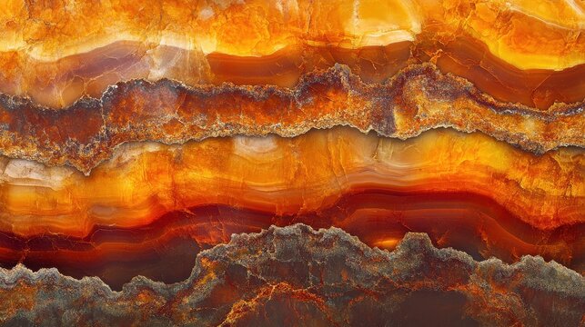Rusty Orange Amber Firestone Abstract Background