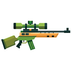 sniper vector image 