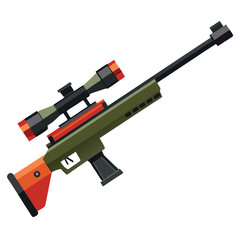 sniper vector image