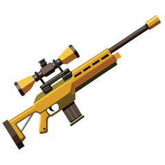 sniper vector image 