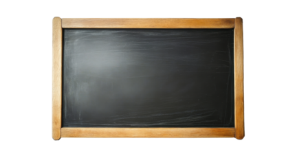 blank blackboard isolated on white background