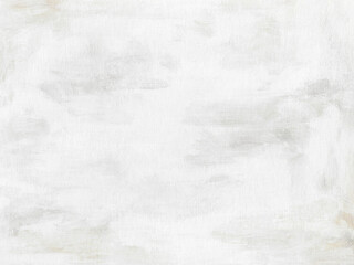 Abstract paint texture background. Hand painted textured acrylic template in white neutral colors. Modern painting illustration on canvas. Contemporary minimal artwork with brush strokes