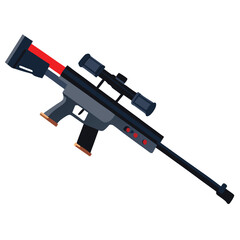 sniper vector image 