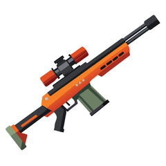 sniper vector image 