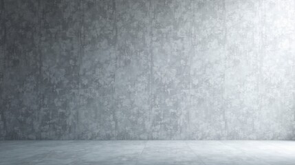 Empty Room with a Textured Concrete Wall and Polished Floor Ideal for Product Placement or Interior Design Presentations