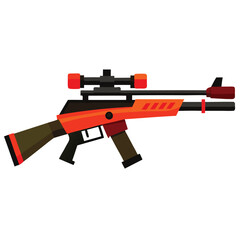 sniper vector image