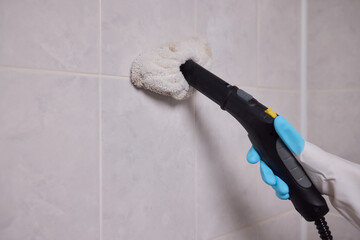 To Achieve a Sparkling and Immaculate Finish, Steam Clean Your Bathroom Tiles Effectively