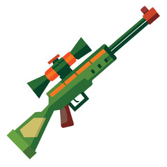 sniper vector image