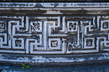 The ruins of Didyma are located a short distance to the northwest of modern Didim in Aydın Province, Turkey. It sits on a headland that in antiquity formed the Milesian Peninsula. Didyma was the large