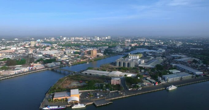 Drone footage of clean iloilo river
