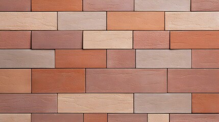 Obraz premium Multicolored Brick Wall Texture Background