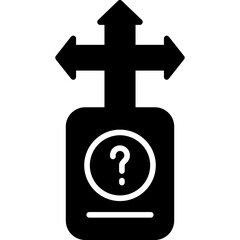 Obraz premium Ambiguity Icon