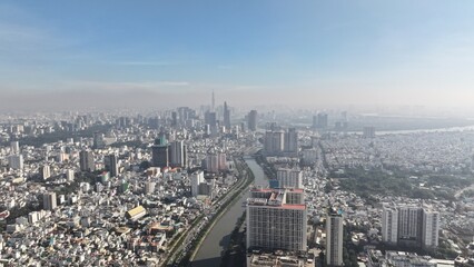 Obraz premium Saigon skyline