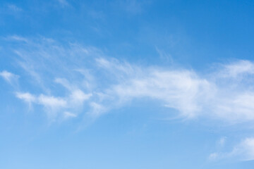 blue sky with clouds background.