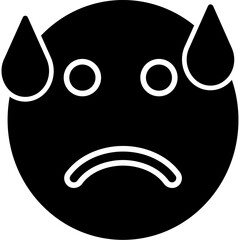 Embarrassed Emoji Icon